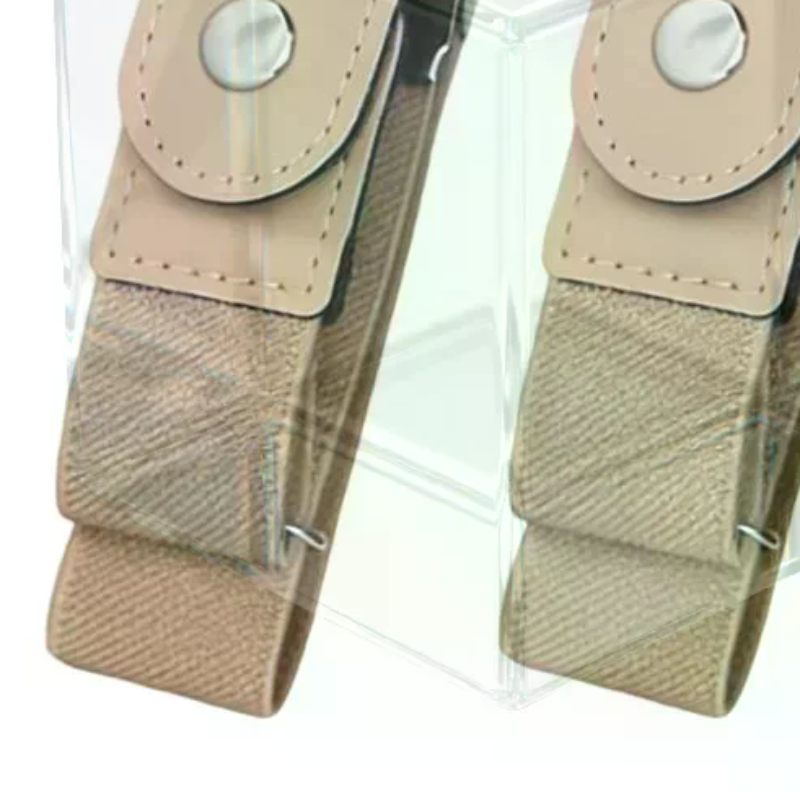 Women Formal Wear With Jeans - Elastic No Buckle Belt Adjustable Waistband