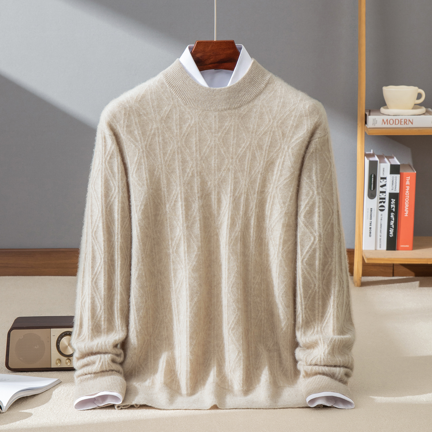 100% cashmere men's pullover c - Cashmere Sweater Formal のレビューと価格