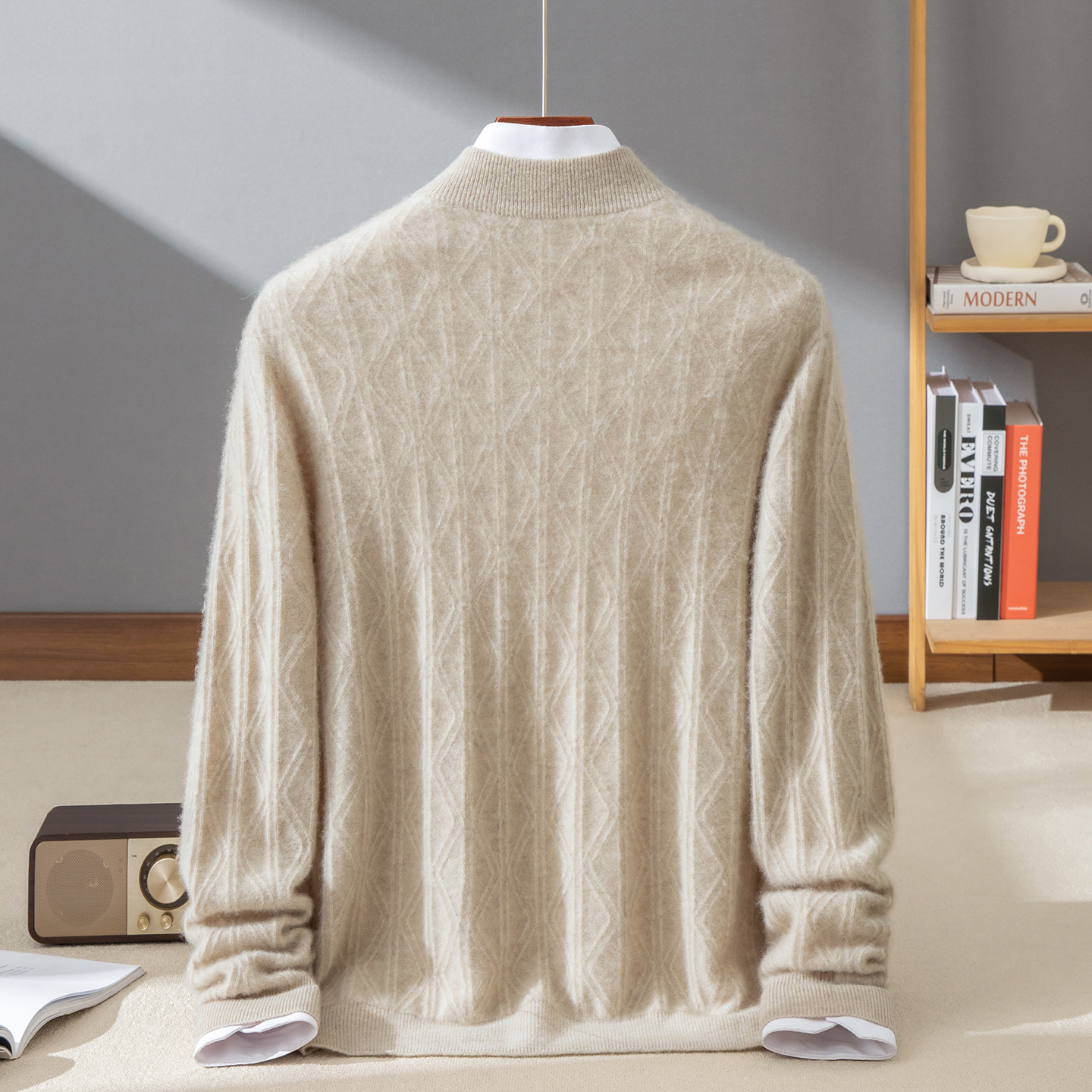 100% cashmere men's pullover c - Cashmere Sweater Formal のレビューと価格