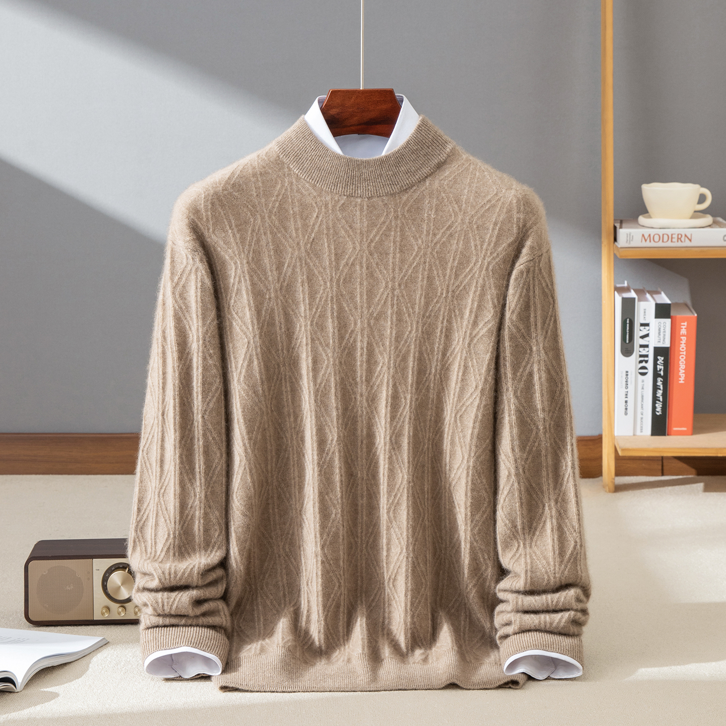 100% cashmere men's pullover c - Cashmere Sweater Formal のレビューと価格