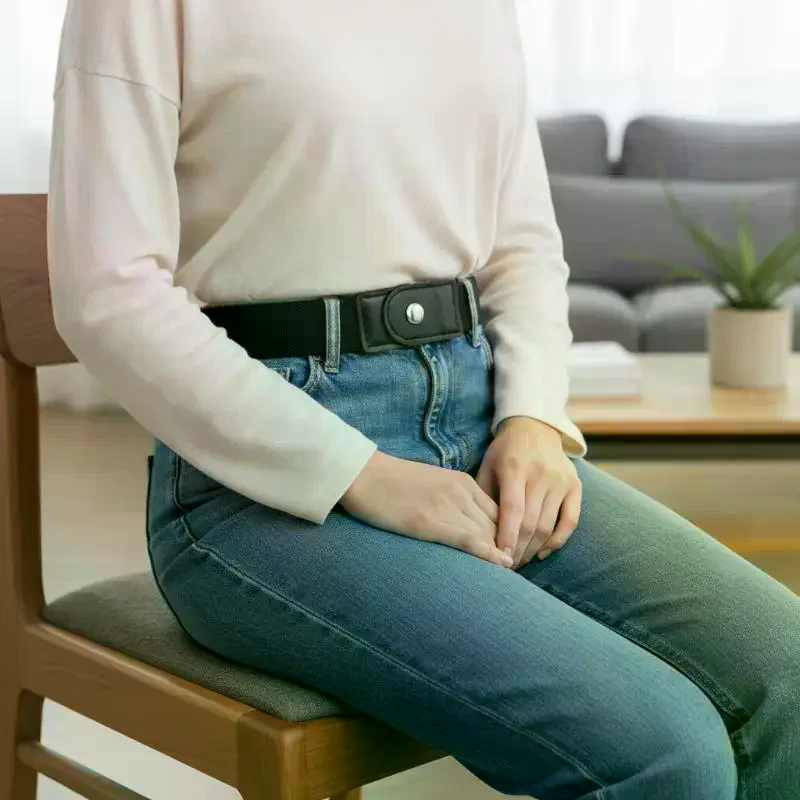 Elastic No Buckle Belt Adjusta - Women Formal Wear With Jeans のレビューと価格