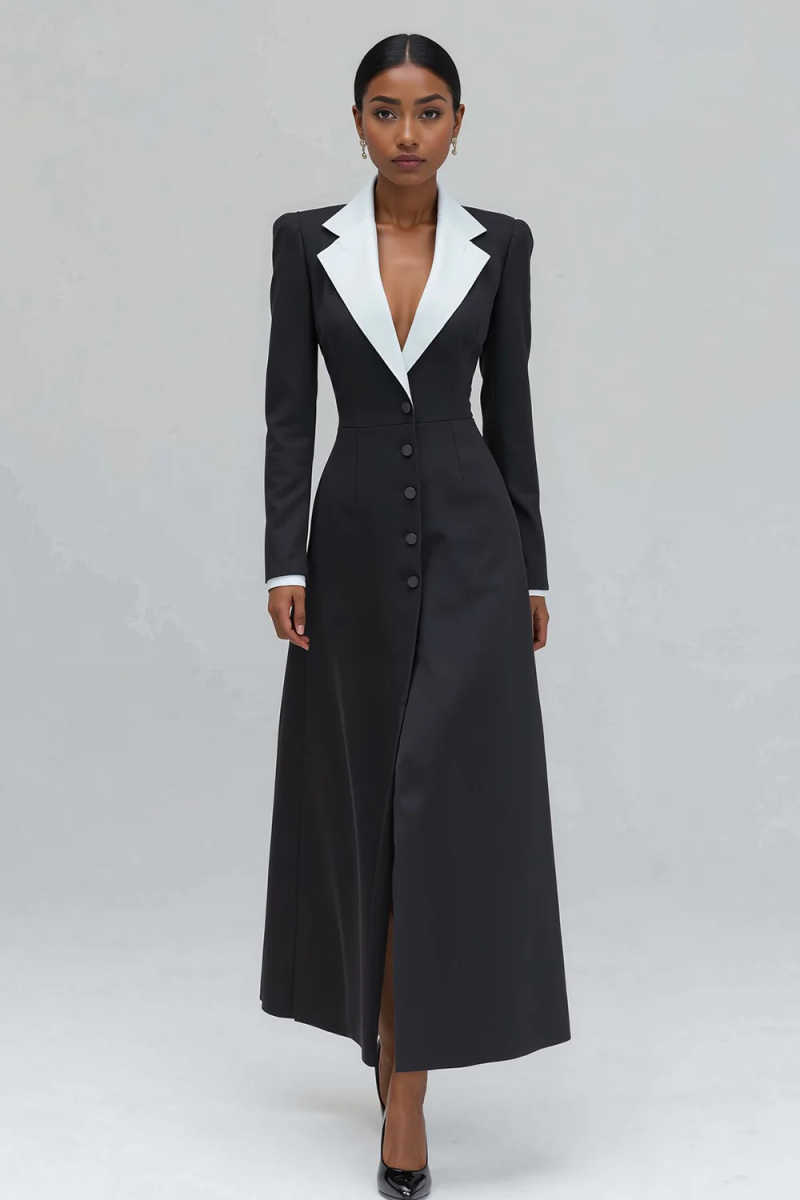 A Line Women Long Blazer Jacke - Women'S Formal Wear Wedding Guest のレビューと価格