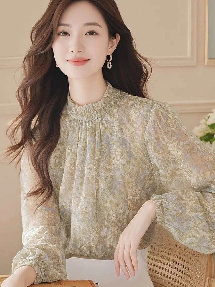 Long Sleeve Shirts Women Satin - Women Formal Blouses For Evening Wear のレビューと価格