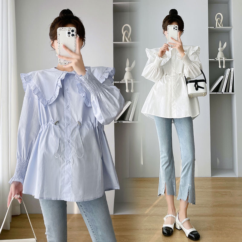 Long Sleeve Shirts Womens Cott - Women Formal Blouses For Evening Wear のレビューと価格