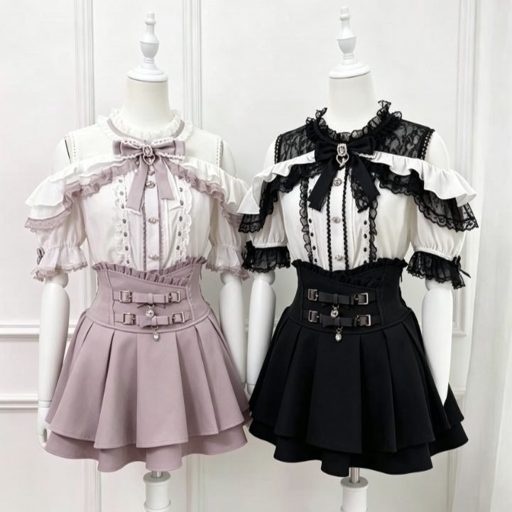 Japanese Lolita Blouse Women K - Women Formal Blouses For Evening Wear のレビューと価格