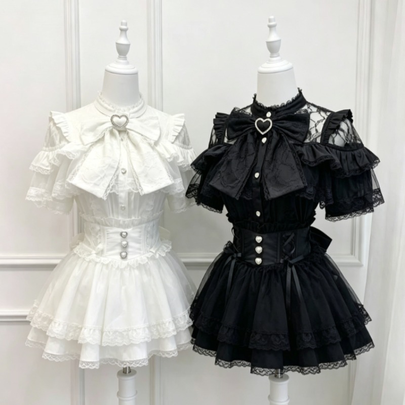 Japanese Lolita Blouse Women K - Women Formal Blouses For Evening Wear のレビューと価格