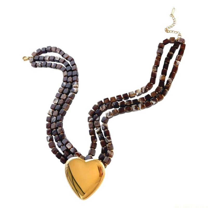 D46E Modern Bold Necklace With - Formal Wear Jewelry For Women のレビューと価格