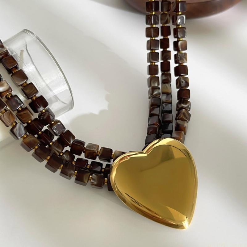 D46E Modern Bold Necklace With - Formal Wear Jewelry For Women のレビューと価格
