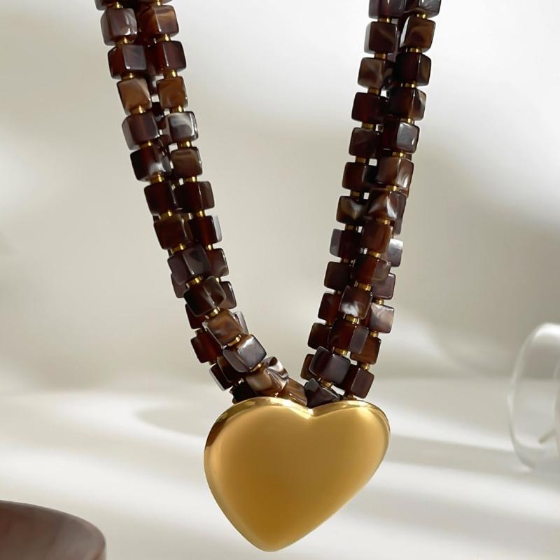 D46E Modern Bold Necklace With - Formal Wear Jewelry For Women のレビューと価格