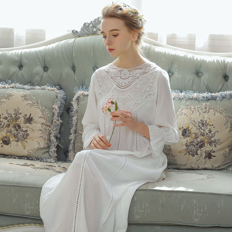 Romantic Lace Nightdress Women - Victorian Women'S Formal Wear のレビューと価格