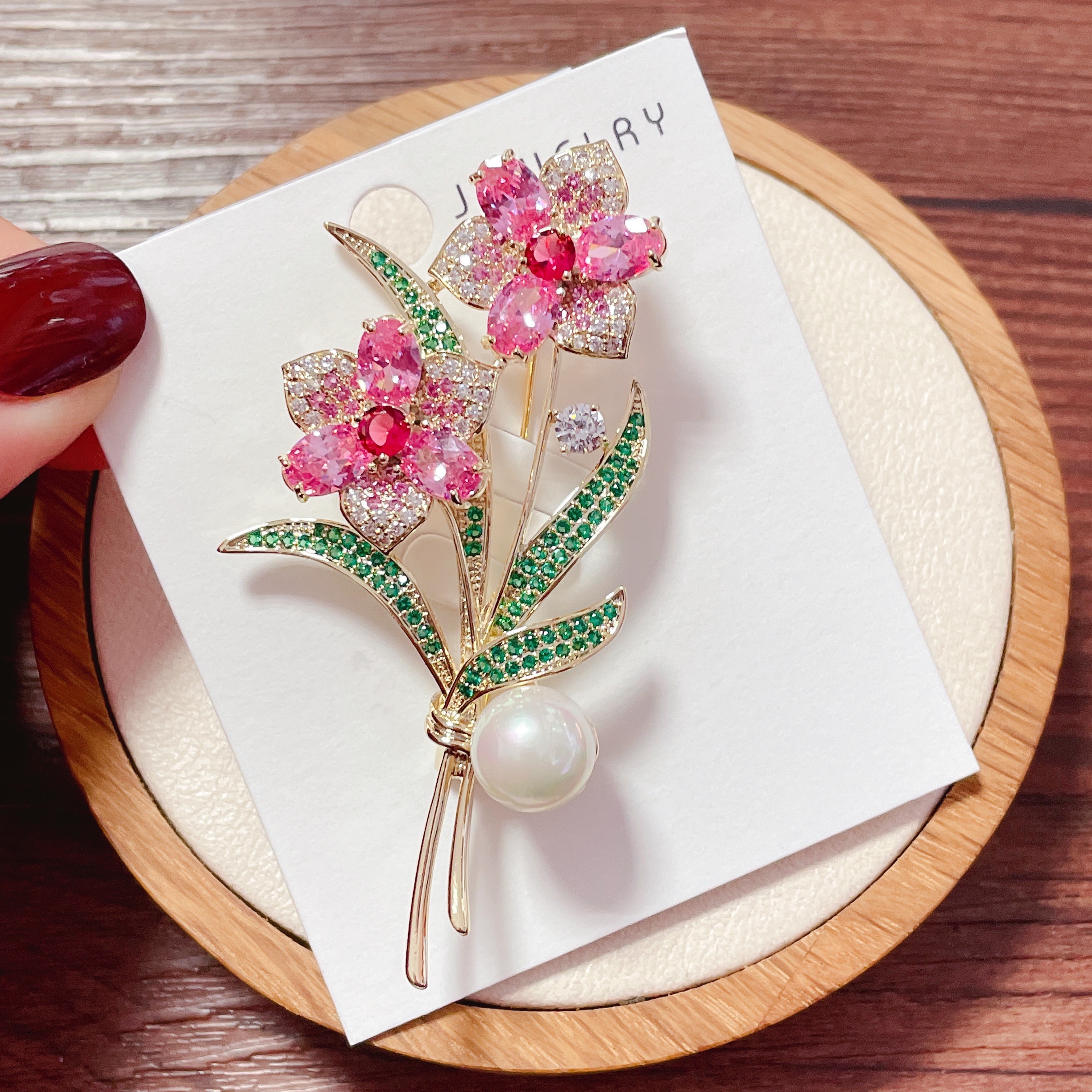 Bridal Bouquet Brooch, Victori - Victorian Women'S Formal Wear のレビューと価格