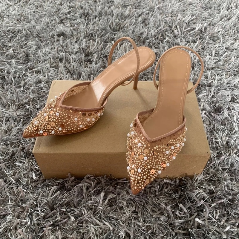 YNPO Fashion High Heeled Forma - Slingback Heel Formal のレビューと価格
