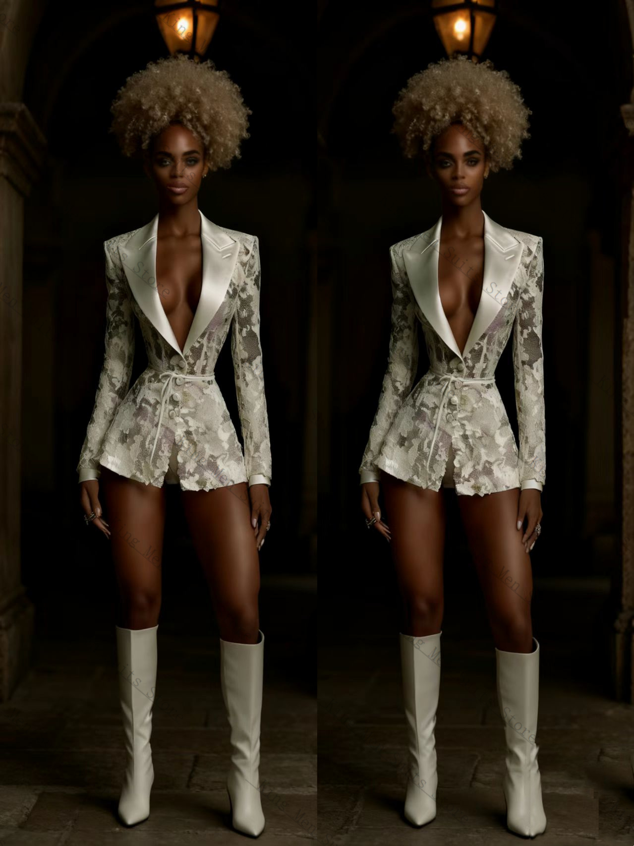Women Suit 1 Pcs Blazer Belted - Women'S Formal Wear Wedding Guest のレビューと価格
