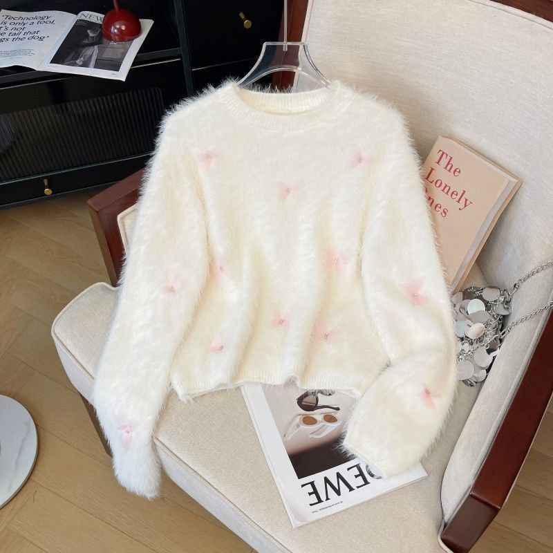 Korean Fashion Light Blue Knit - Cashmere Sweater Formal のレビューと価格