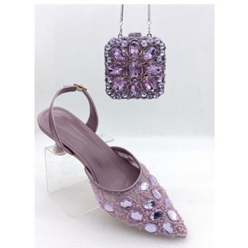 Bright Red Geometric Gem Lace  - Slingback Heel Formal のレビューと価格