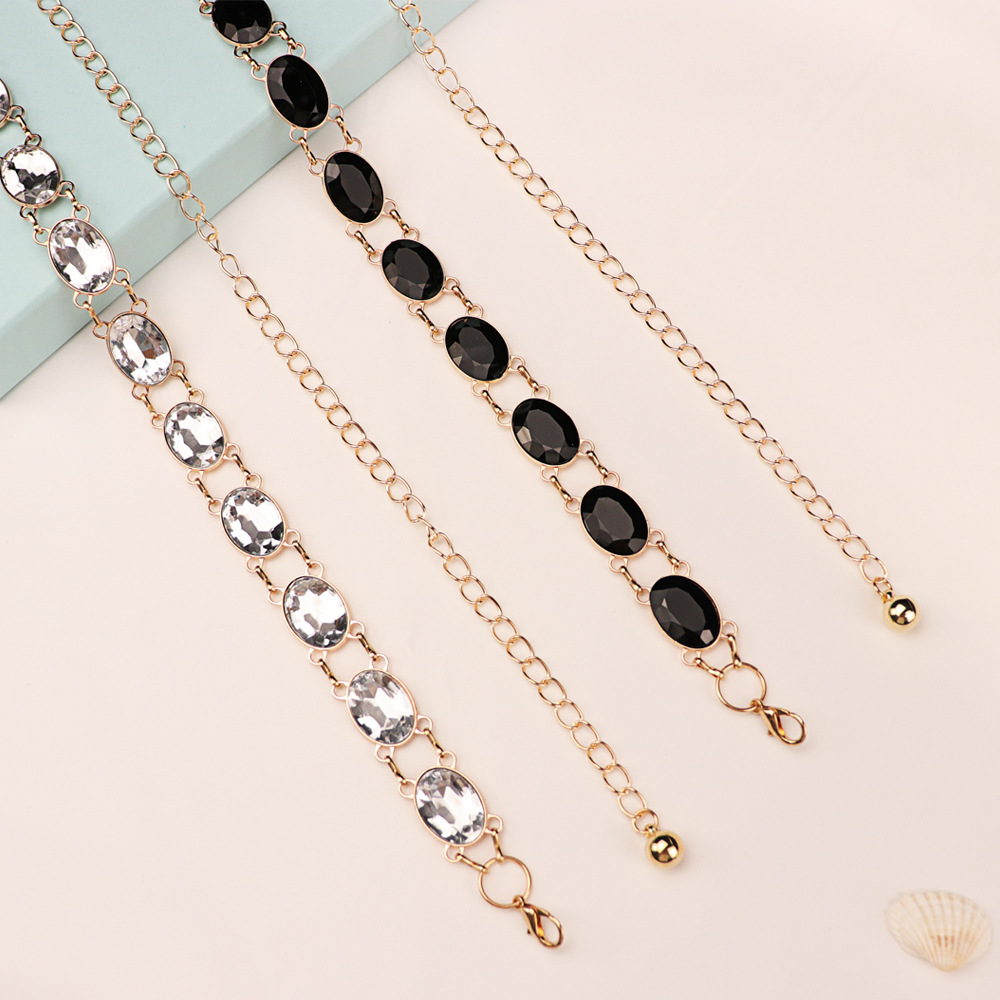 Chic Rhinestone Waist Chain Wo - Formal Wear Jewelry For Women のレビューと価格