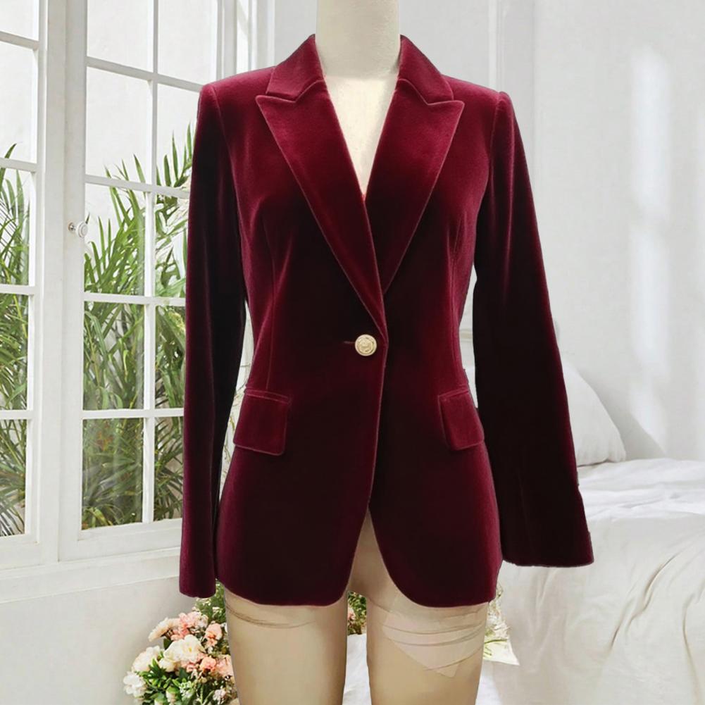 Velvet Large Size Women Prom P - Women'S Office Formal Wear For Ladies のレビューと価格