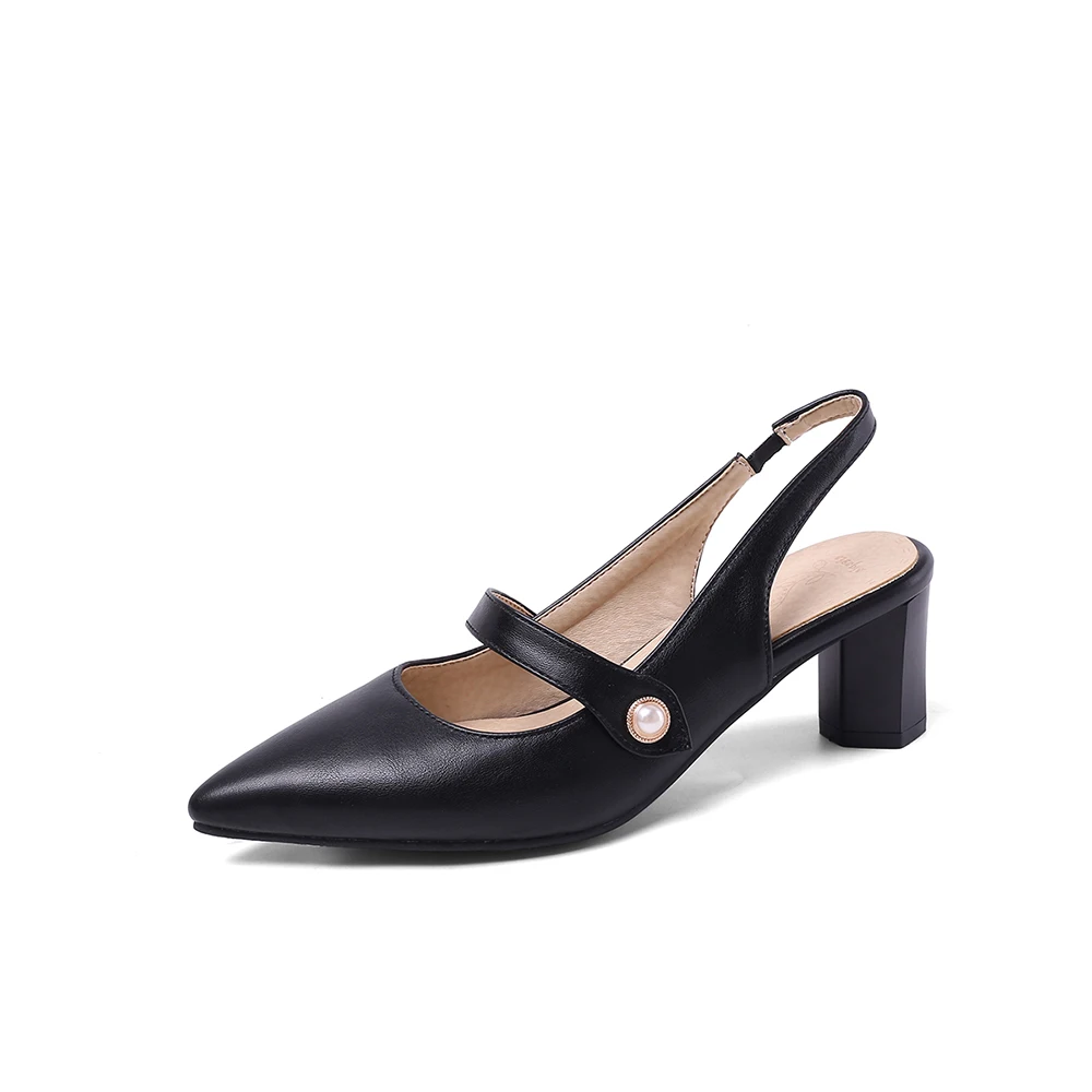 Summer New Elegant Beige Black - Slingback Heel Formal のレビューと価格