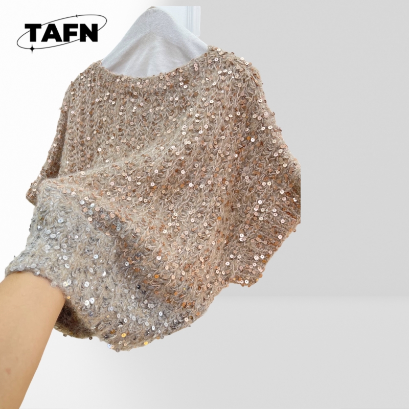 Flash T-shirt Trendy Sequins C - Cashmere Sweater Formal のレビューと価格