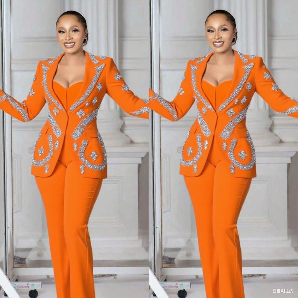Luxury Women Pants Suits 2 Pcs - Women'S Formal Wear Wedding Guest のレビューと価格