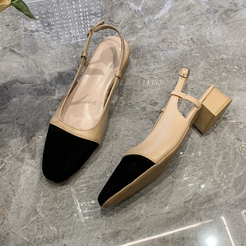 Patchwork Leather Slingbacks W - Slingback Heel Formal のレビューと価格