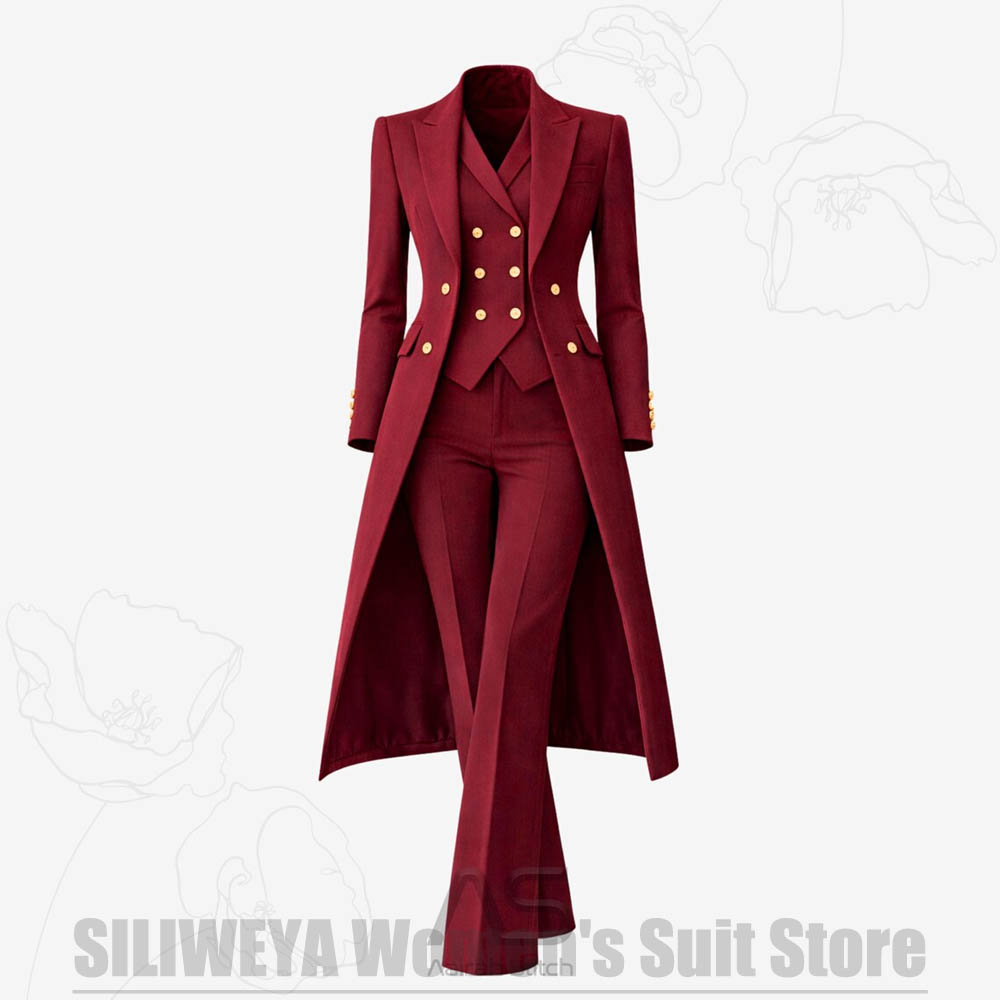 Women's Suit 3 Piece Double Br - Women'S Office Formal Wear For Ladies のレビューと価格