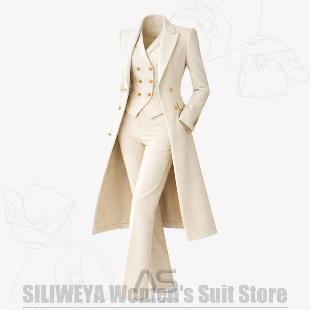 Women's Suit 3 Piece Double Br - Women'S Office Formal Wear For Ladies のレビューと価格