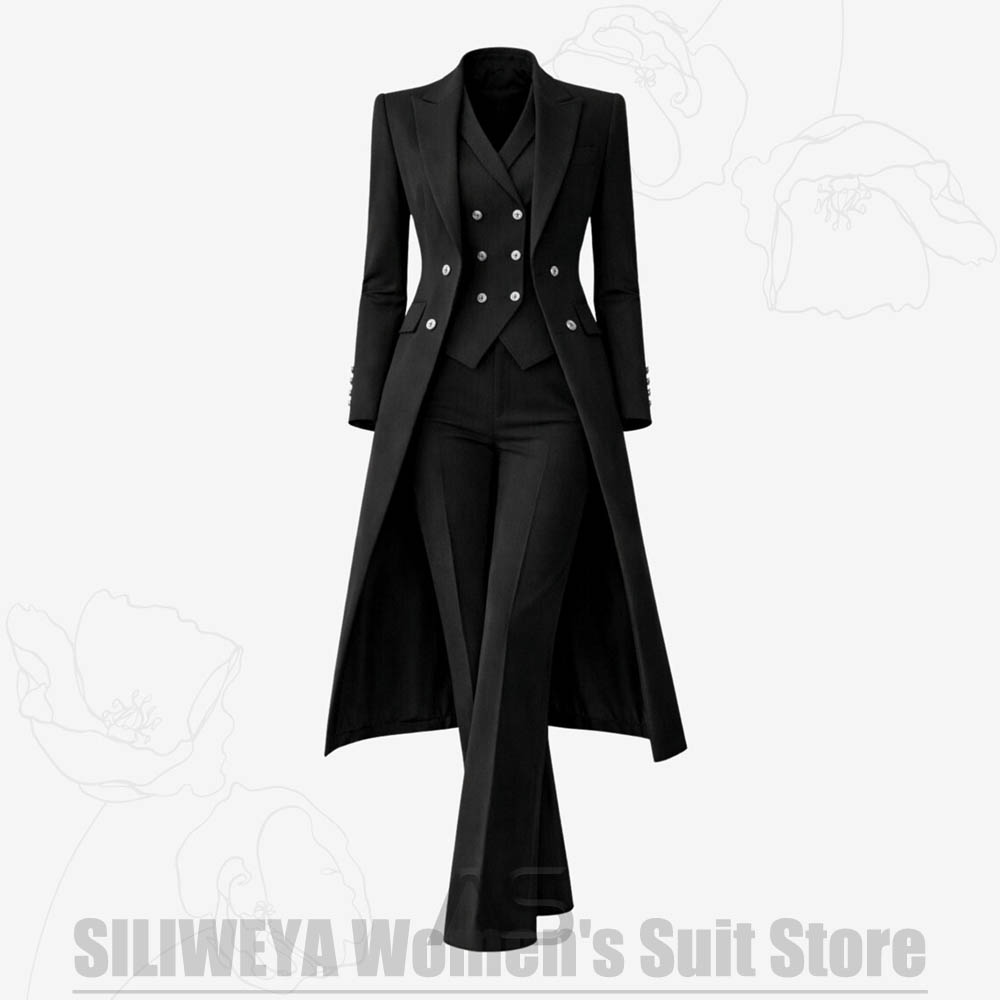 Women's Suit 3 Piece Double Br - Women'S Office Formal Wear For Ladies のレビューと価格