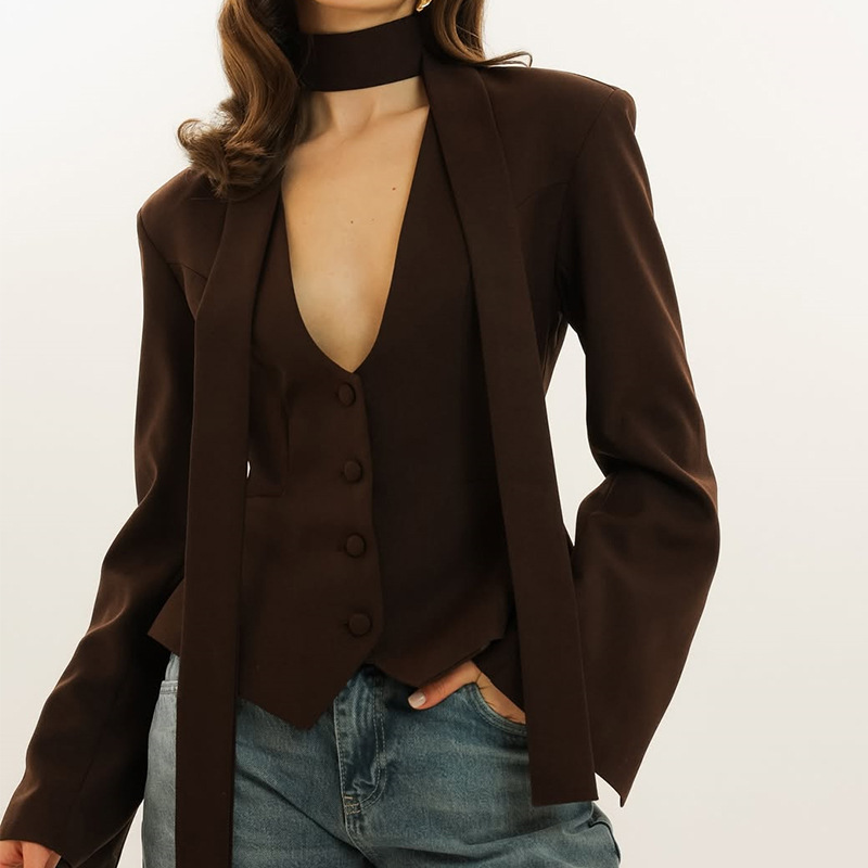 Autumn Women Suit 1 Piece Shor - Women'S Formal Wear Wedding Guest のレビューと価格