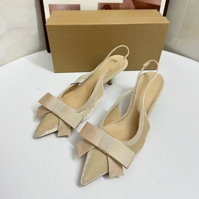 Ladies Thin Heel Pointed Toe S - Slingback Heel Formal のレビューと価格