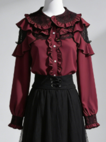 Kawaii Harajuku JK Women Bow L - Women Formal Blouses For Evening Wear のレビューと価格
