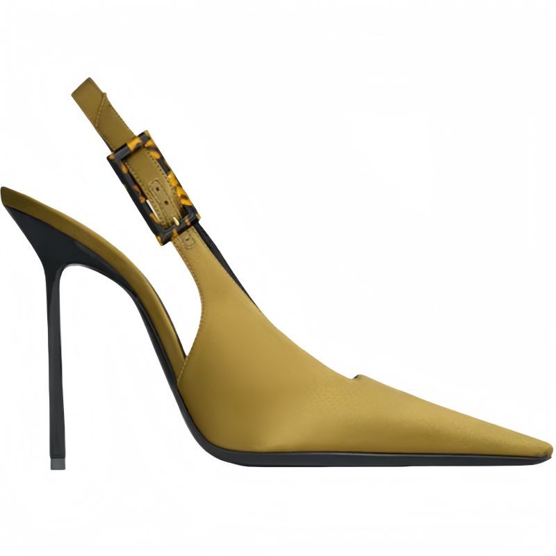 New Luxurious Satin Fashion Sa - Slingback Heel Formal のレビューと価格