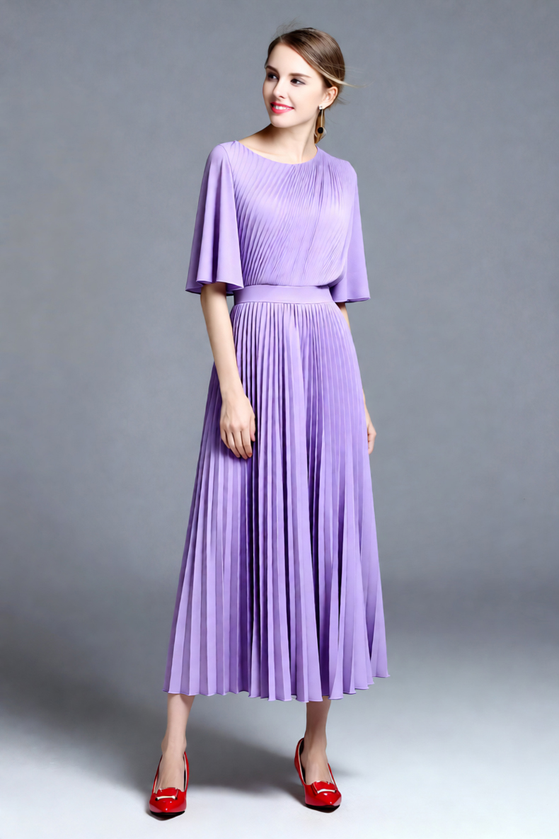 Women's Lilac Cape Sleeve Plea - Women'S Formal Wear Wedding Guest のレビューと価格