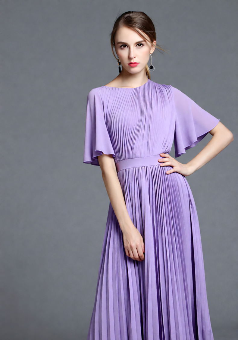 Women's Lilac Cape Sleeve Plea - Women'S Formal Wear Wedding Guest のレビューと価格