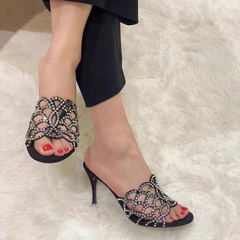 2025 Summer Trend Rhinestone O - Slingback Heel Formal のレビューと価格