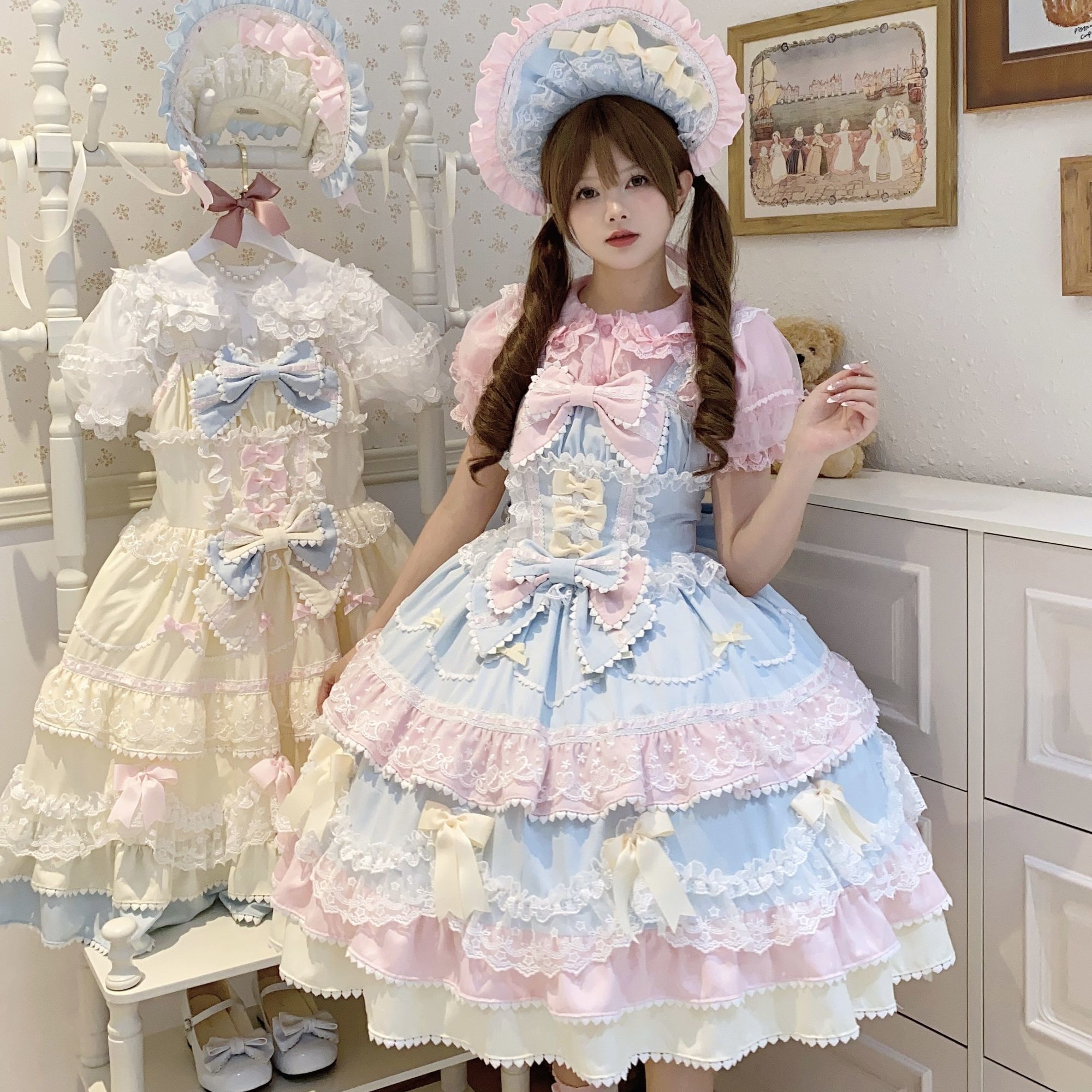 Lolita Dress Cute Jsk Suspende - Victorian Women'S Formal Wear のレビューと価格