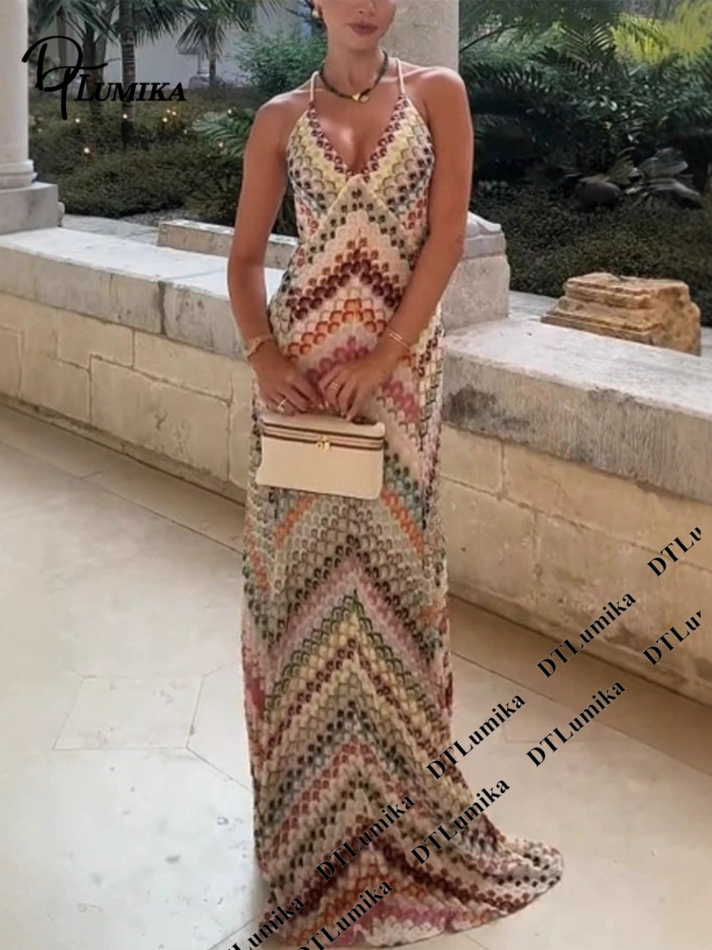 DTLumika Bohemian Print Maxi D - Women'S Formal Resort Wear のレビューと価格