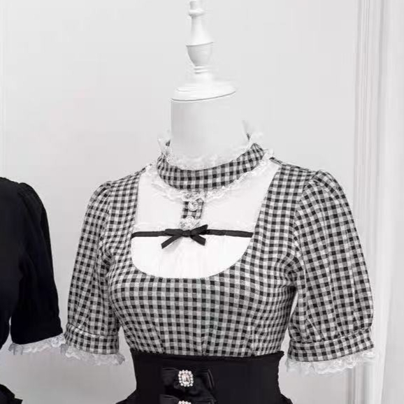 Japanese Lolita Blouse Women K - Women Formal Blouses For Evening Wear のレビューと価格