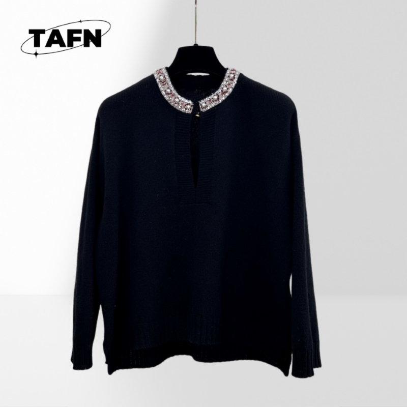 25 spring  wool sweater bling  - Cashmere Sweater Formal のレビューと価格