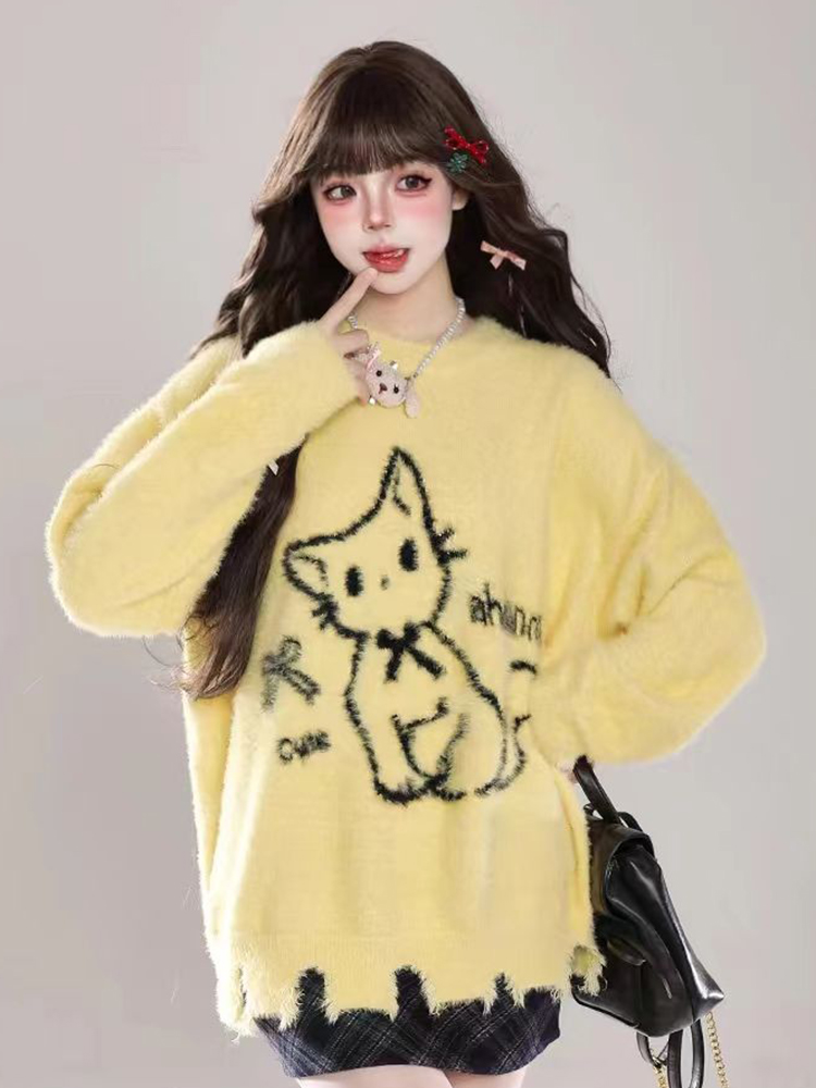 Japan Kawaii Sweet Sweaters Wo - Cashmere Sweater Formal のレビューと価格