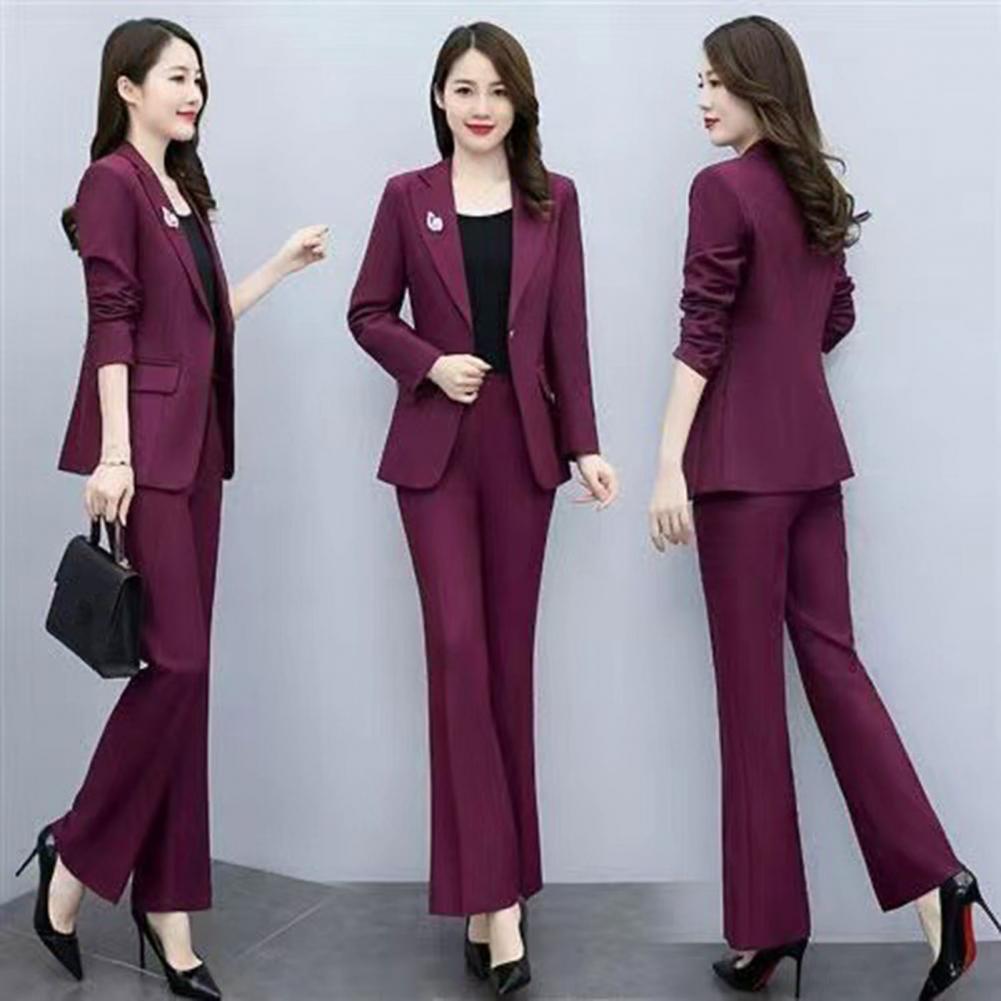 2 Pcs/Set Lady Formal Coat Pan - Women'S Office Formal Wear For Ladies のレビューと価格