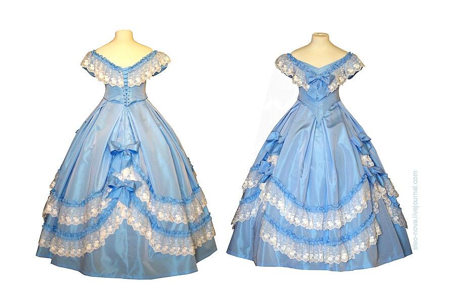 Historical Victorian Blue dres - Victorian Women'S Formal Wear のレビューと価格