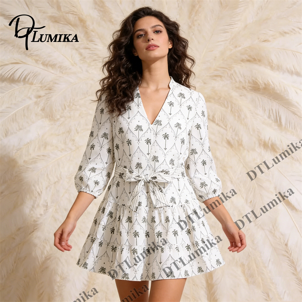 DTLumika Palm Tree Print Wrap  - Women'S Formal Resort Wear のレビューと価格