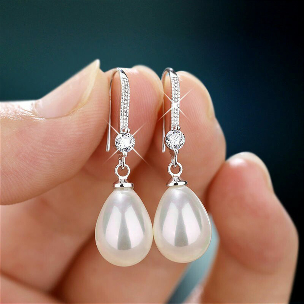 Imitation Pearl Earrings Light - Formal Wear Jewelry For Women のレビューと価格