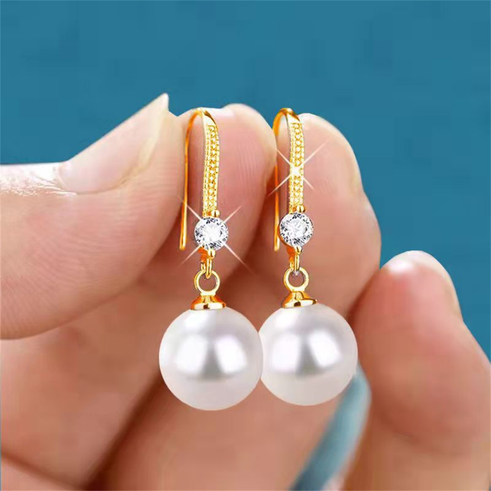 Imitation Pearl Earrings Light - Formal Wear Jewelry For Women のレビューと価格